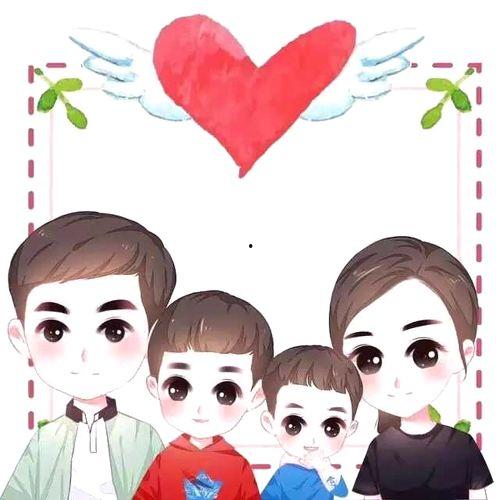 一家四口两个儿子图片,两个儿子的温馨瞬间”